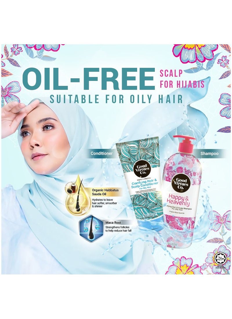 Good Virtues Co. - Good Virtues Co Helpful and Delightful Clarifying Hair and Scalp Conditioner for Oily Hair Moisturizing and Oil Balancing Free from Parabens Synthetic Colourants - Image 1