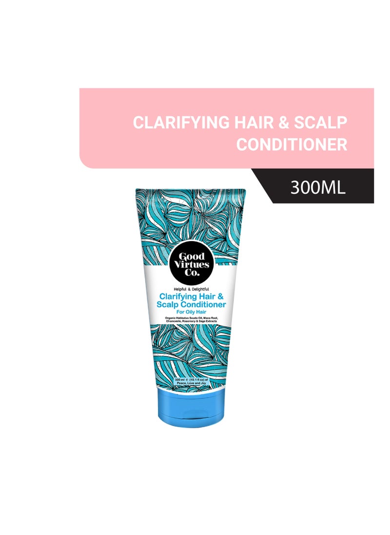 Good Virtues Co. - Good Virtues Co Helpful and Delightful Clarifying Hair and Scalp Conditioner for Oily Hair Moisturizing and Oil Balancing Free from Parabens Synthetic Colourants - Image 1