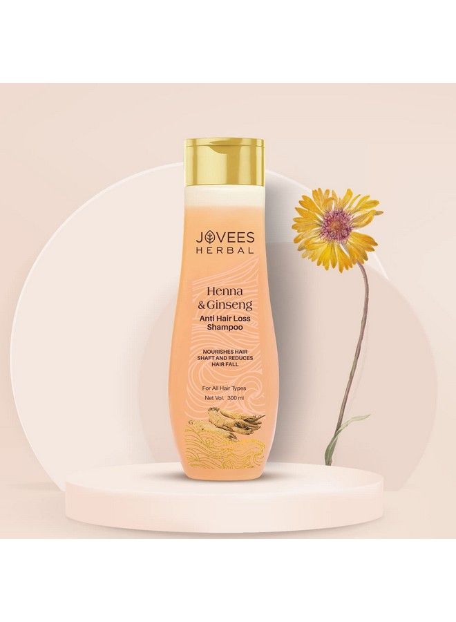 Jovees Henna & Ginseng Anti Hair Loss Shampoo 300 Ml - Image 4