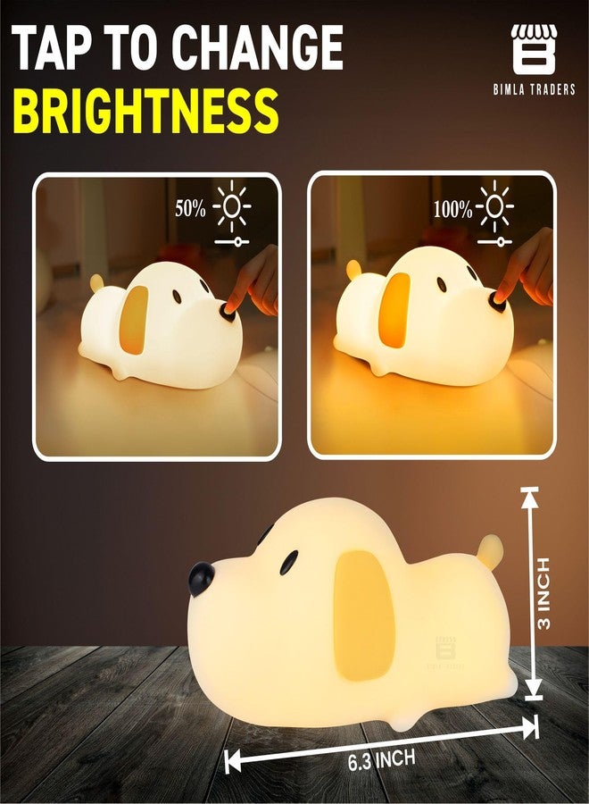 Btag Sleeping Puppy Night Lamp for Baby and Toddler | Dog Lamp | Eye-Care Lamp | (Sleeping Puppy) - Image 3