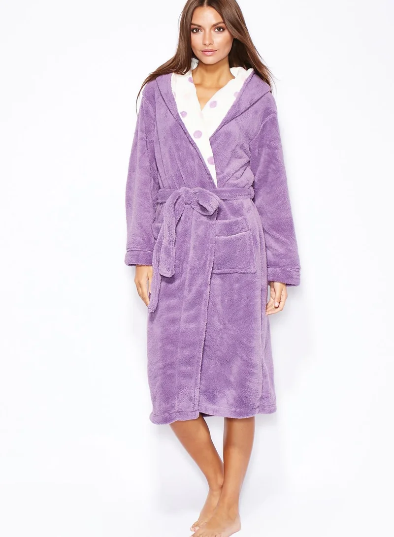 DOROTHY PERKINS Spot Print Revere Robe