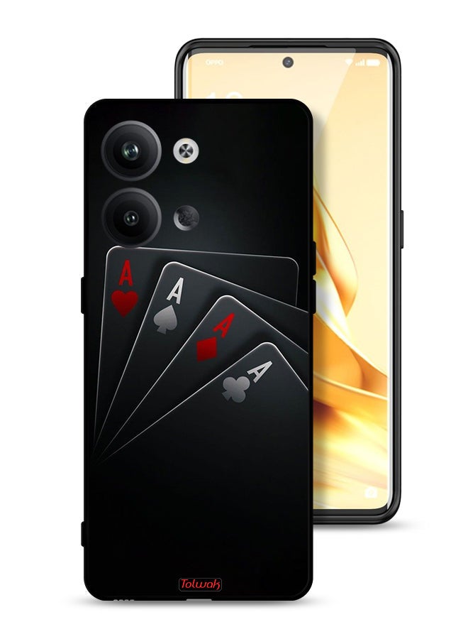 Tolwak Oppo Reno9 5G Protective Case Cover Cards A  - Image 1