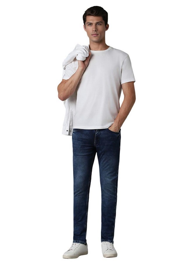 LOUIS PHILIPPE - Louis Philippe Men's Slim Jeans (LRDNCSSP505332_Navy - Image 1