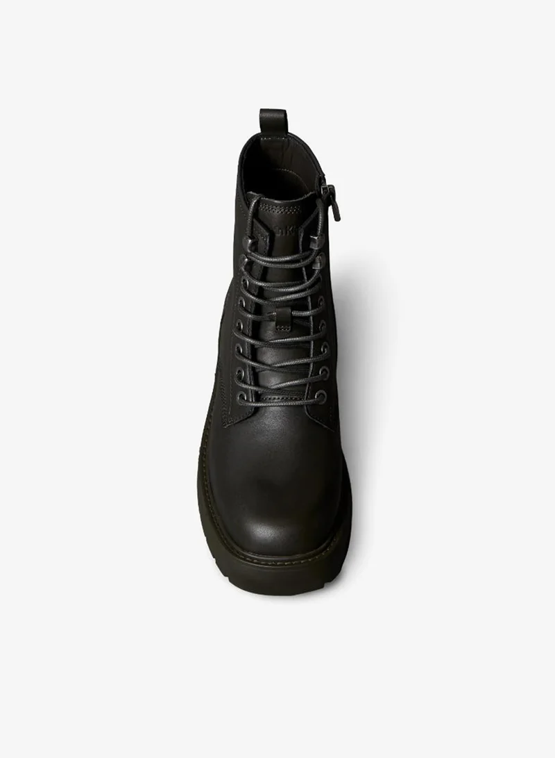 Calvin Klein Jeans  Chunky Lace Up Zip Boots for Women | Best Price UAE