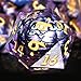Maywin Sharp Edge Dice DND DND Eyeball Dice Set Liquid Core Dragon Eye Dice for Role Playing Table Games Sharp Edge Resin Eye DicePurple Cat - Image 4