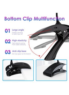 AORAEM Led Nail Lamp 3W Portable U V Nail Light Gooseneck Plug In Nail Dryer With 3 Timing Settings U V Light For Gel Nails Professional Gooseneck U V Lamp For Gel Nail Home Diy  - Image 4