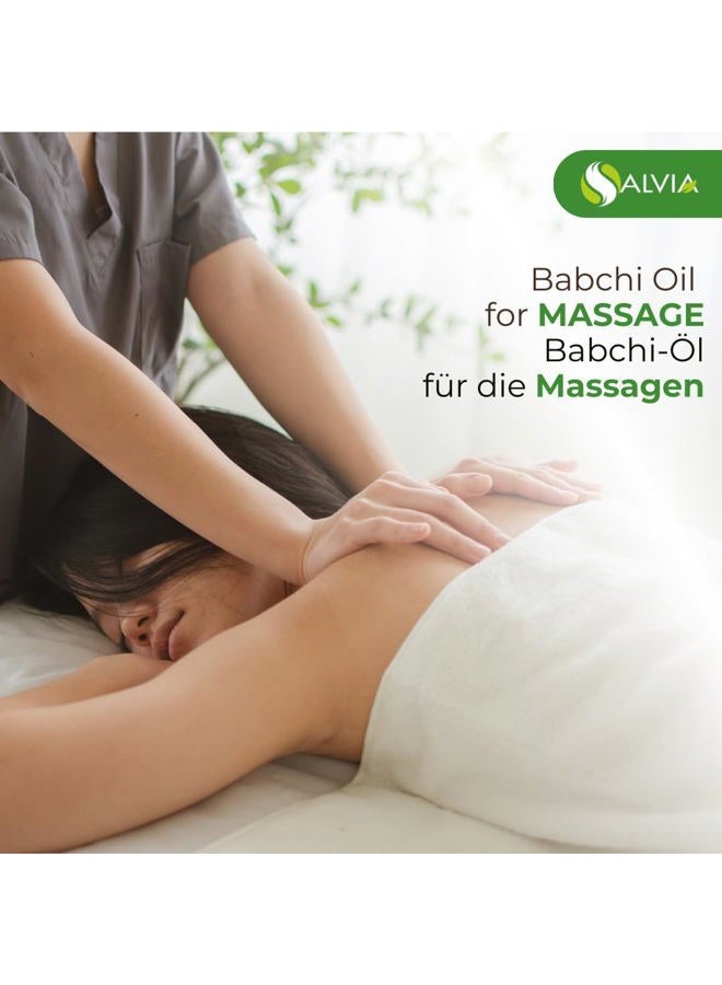 Salvia زيت بابشي (بزوراليا كوريليفلوريا) 100% نقي وطبيعي غير مخفف وغير مقطع زيت ناقل مضغوط على البارد | الأفضل للعلاج بالروائح | درجة علاجية - 30 مل مع قطارة / 1.1 أونصة سائلة - Image 5