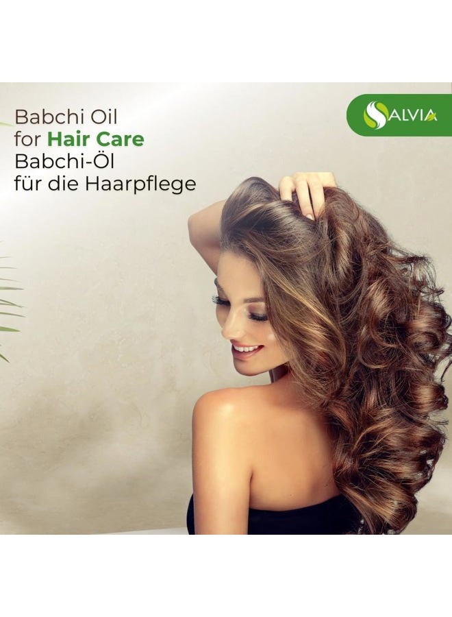 Salvia زيت بابشي (بزوراليا كوريليفلوريا) 100% نقي وطبيعي غير مخفف وغير مقطع زيت ناقل مضغوط على البارد | الأفضل للعلاج بالروائح | درجة علاجية - 30 مل مع قطارة / 1.1 أونصة سائلة - Image 4