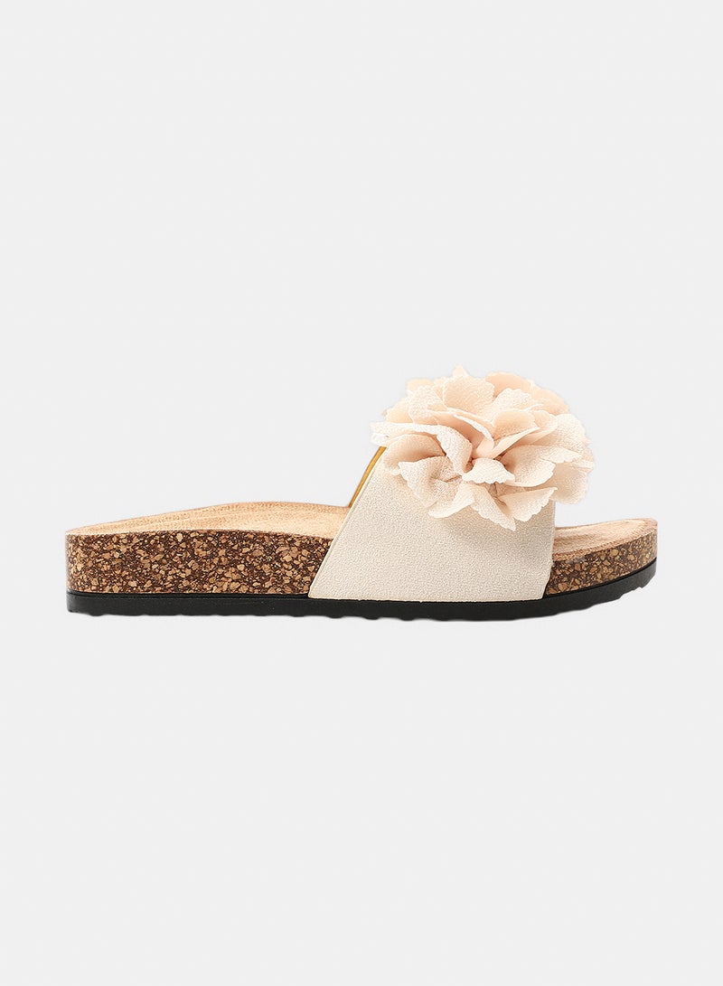Dejavu Shoes KND-DJTX-006 3D Floral Appliqué Pattern Slippers -  For Women - Image 2