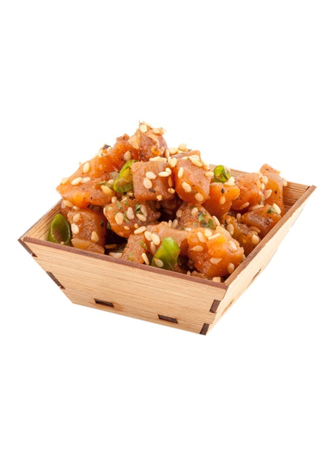 Restaurantware 1.5 Ounce Appetizer Cups, 100 Square Mini Dessert Cups - Durable, Disposable, Bamboo Tasting Bowls, Sustainable, For Snacks And Samples - Image 2