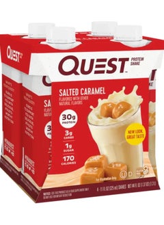 QUEST NUTRITION Protein Shake  Salted Caramel 325ml Pack Of 4 Pieces  - Image 1