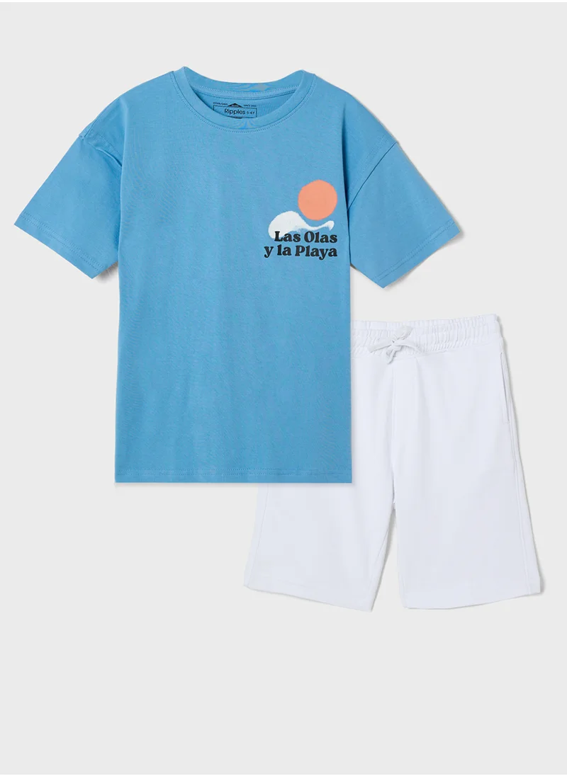 ريبلز مع نمشي Boys 2Pcs Sets