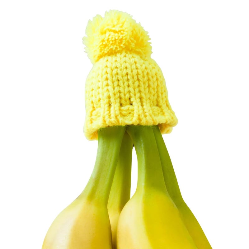 NANA HATS Nana Hats | Keep Bananas Fresher For Longer | As Seen on Shark Tank | Includes Standard Size BPA-Free Silicone Cap With Magnet | Yellow 