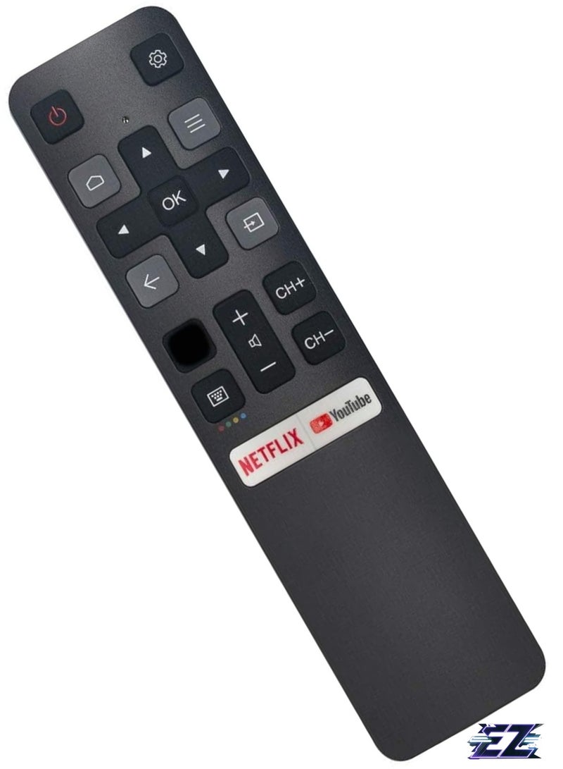 PopZa Basic Replacement IR Remote Control for TCL Android TV, TCL Google TV without Voice Commands with battery - Image 2