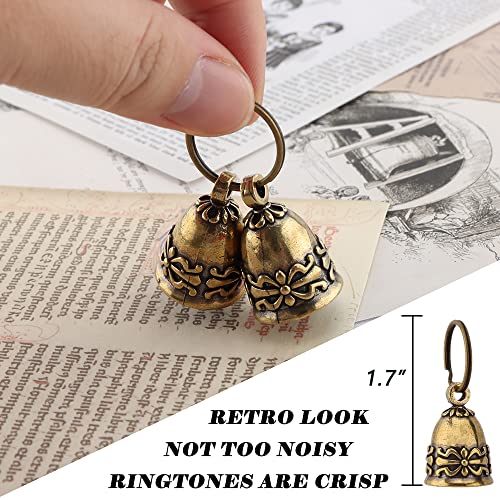 kcrygogo 10pcs Pure Copper Bells Handmade Small Bells for Crafts, Wind Chimes for Home, Door Bells or Decoration Bells for Wedding Decorations, Christmas Decorations - Image 3