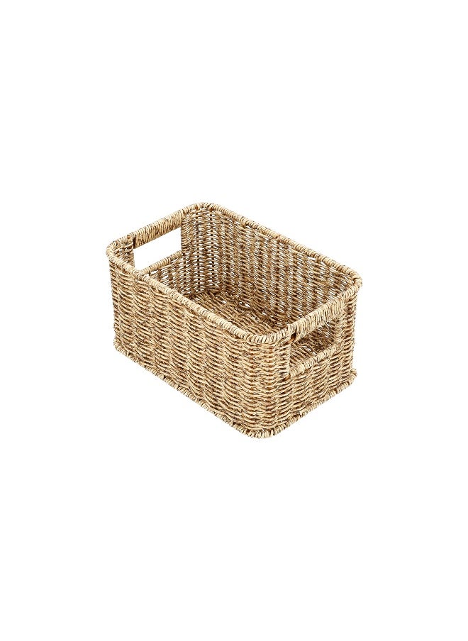 Generic - Rattan storage basket 27.5*18*14 cm - Image 1