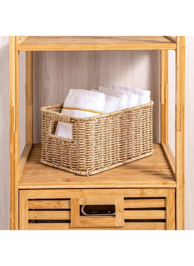 Generic - Rattan storage basket 27.5*18*14 cm - Image 1