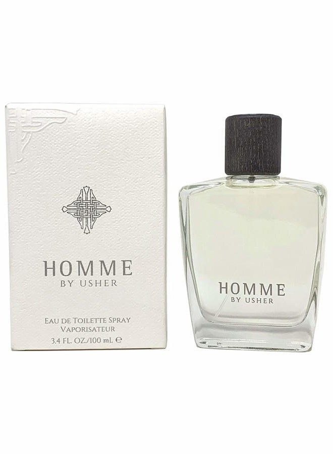 USHER Homme Men EDT Spray 3.4 oz - Image 1