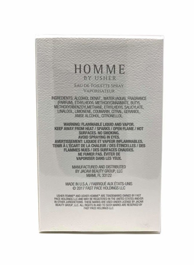 USHER Homme Men EDT Spray 3.4 oz - Image 2