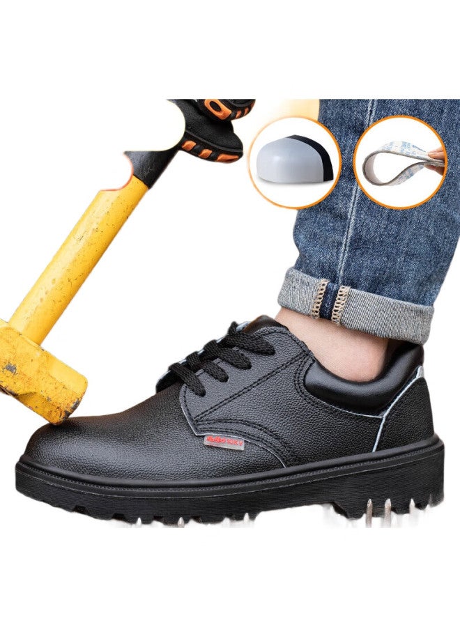 Old housekeeper Housekeeper Electrician Insulated 10Kv Labor Protection Shoes Men Solid Bottom Wear-Resistant Waterproof Oil-Proof Cowhide Work Shoes Safety Shoes 802 40 - Image 2