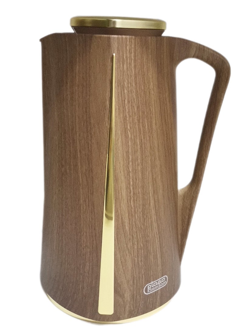 Samsam Thermos for storing tea and coffee, 1 liter capacity, ideal for hospitality and daily use  - Image 1