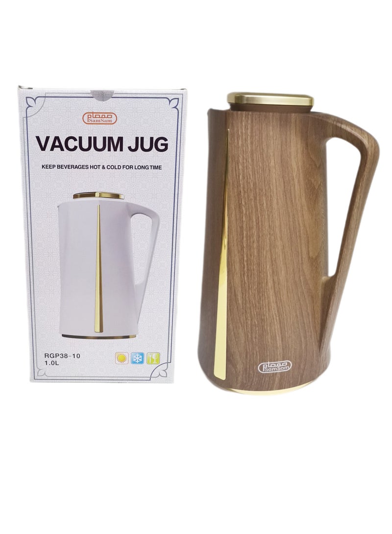 Samsam Thermos for storing tea and coffee, 1 liter capacity, ideal for hospitality and daily use  - Image 2