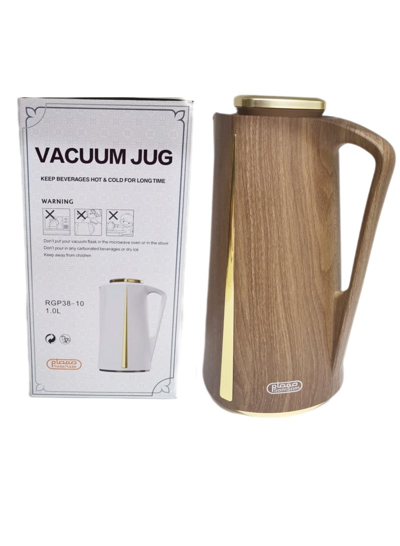 Samsam Thermos for storing tea and coffee, 1 liter capacity, ideal for hospitality and daily use  - Image 3