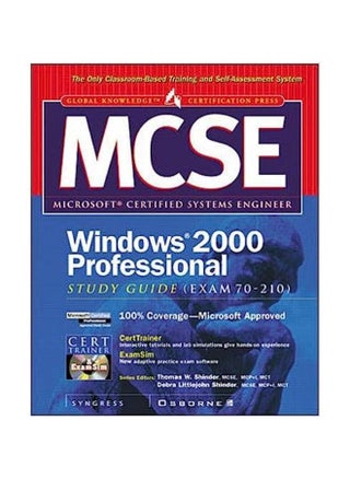 MCSE Windows 2000 Professional: Study Guide ( Exam 70 - 210 With CD ) - pzsku/ZEC090ADD602567E23EA4Z/45/_/1708471988/c08786d4-e692-4a5a-a400-d12a5ca8d15c
