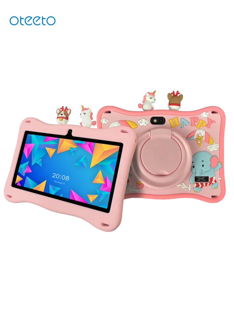 Oteeto - Oteeto TAB 5 Kids Tablet/7 Inches IPS/4GB RAM + 128GB ROM/Octa Core 1.3 GHz/2MP Front +5MP Rear Camera/3000 mAh/Android 13/5G Wifi - Image 1