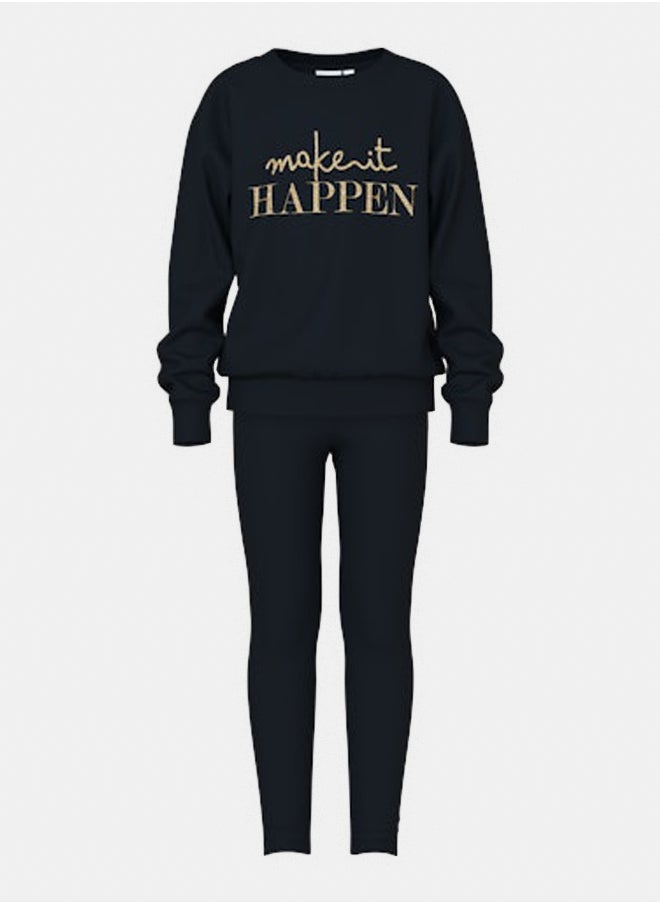 NAME IT name it Girls Obelix Sweat Set  - Image 1