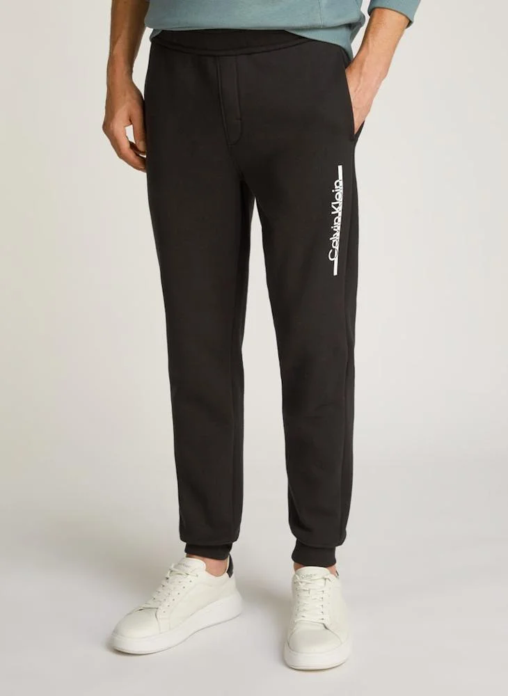 CALVIN KLEIN Waist Band  Logo Print  Joggers