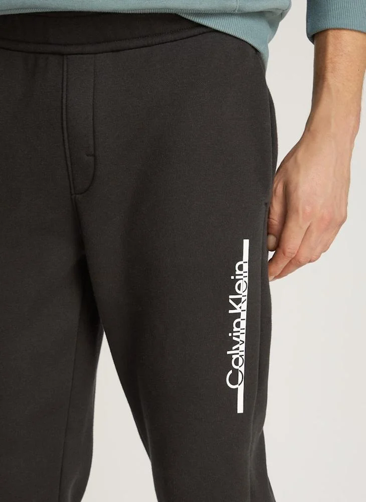 CALVIN KLEIN Waist Band  Logo Print  Joggers