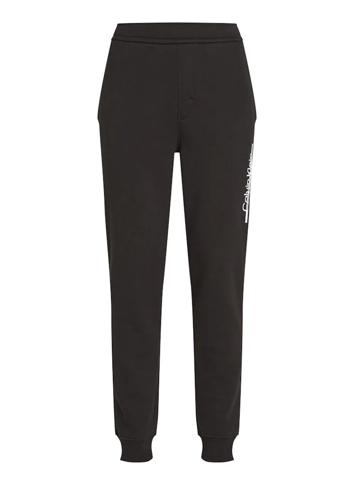 CALVIN KLEIN Waist Band  Logo Print  Joggers