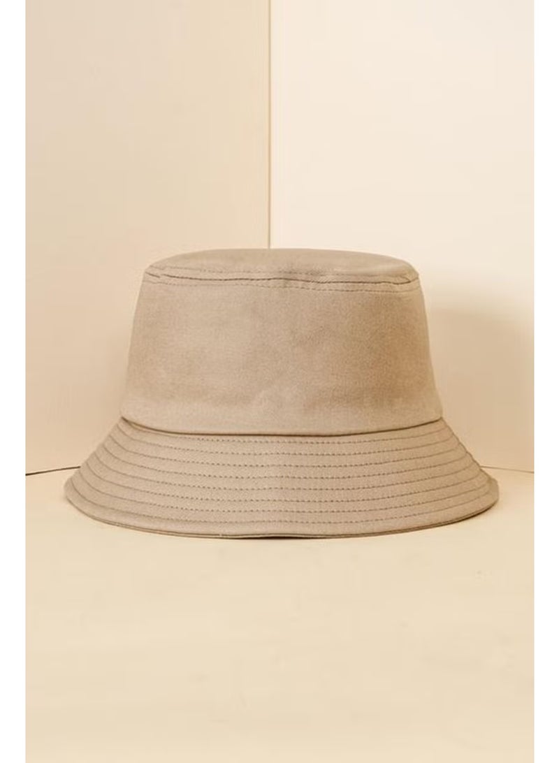 Bahels Nubuck Mink Bucket Hat - Image 1