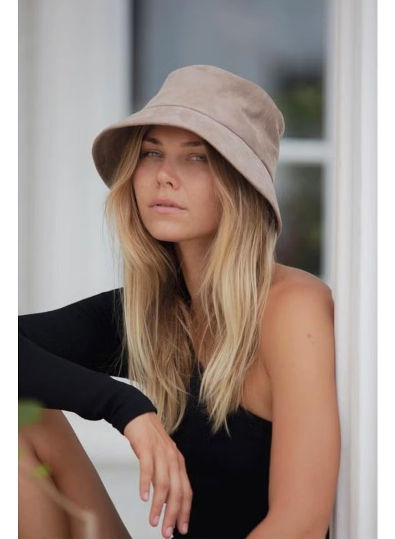 Bahels Nubuck Mink Bucket Hat - Image 2