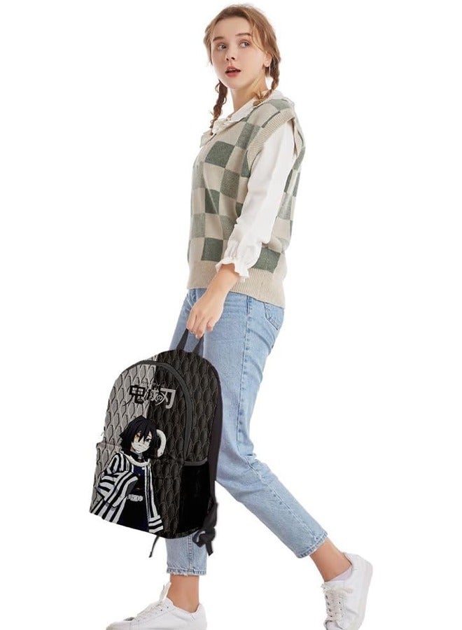 General Anime Demon Slayer Nezuko Cosplay Backpack Durability Cute Shoulder Bag Fashion Large Capacity School Bag Laptop Travel Daypack Suitable  - Image 3