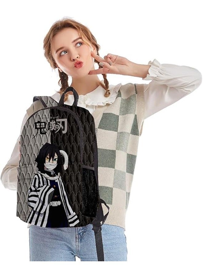 General Anime Demon Slayer Nezuko Cosplay Backpack Durability Cute Shoulder Bag Fashion Large Capacity School Bag Laptop Travel Daypack Suitable  - Image 4