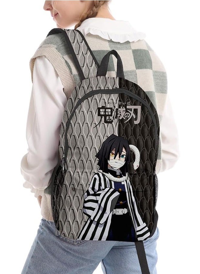 General Anime Demon Slayer Nezuko Cosplay Backpack Durability Cute Shoulder Bag Fashion Large Capacity School Bag Laptop Travel Daypack Suitable  - Image 5