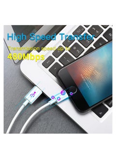 Digipace 3Pack Type-C to Lightning Cable, 6FT iPhone Fast Charger Cable  Power Delivery Type C Charging Cord Compatible with iPhone 14 13 13 Pro Max 12 12 Pro Max 11 XS XR X 8 iPad,White  - Image 4