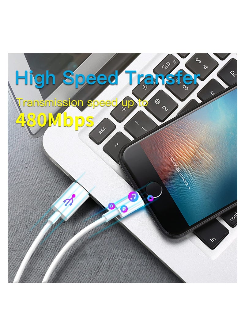 Digipace 3Pack Type-C to Lightning Cable, 6FT iPhone Fast Charger Cable  Power Delivery Type C Charging Cord Compatible with iPhone 14 13 13 Pro Max 12 12 Pro Max 11 XS XR X 8 iPad,White  - Image 4