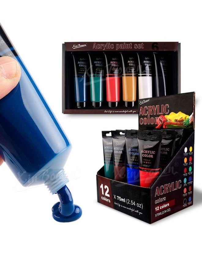 Explore Creativity with a 12-Color Acrylic Paint Set – Vibrant, Durable, and Waterproof - https://f.nooncdn.com/p/pzsku/ZEC0952BA9CD56951A7ADZ/45/_/1723970857/2a055b64-dcf5-4dfd-a1e4-8d9ba6aefc59.jpg?width=original