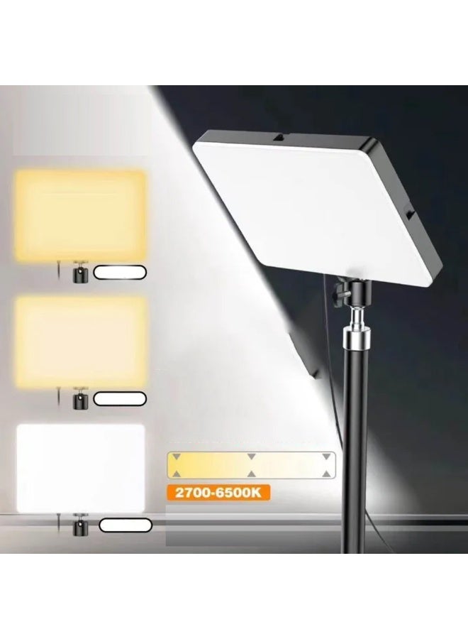 Hedge Portable LED Video Light Panel with Adjustable 3 Color Temperature, USB Powered Photography Fill Light for Streaming, Makeup, Video Recording & Content Creation - Image 3