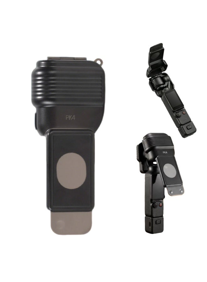 Flip Protective Case for DJI Osmo Pocket 4, Hard PC Camera Cover with Lens & Screen Protection, Anti-Scratch Shockproof Shell with Flip Design, DJI Pocket 4 Essential  Accessories Lightweight Portable Protector - Image 1