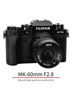 Meike 60mm f2.8 Large Aperture APS-C Frame Manual Focus Prime Fixed Lens Compatible with Fujifilm Mirrorless Camera Such as X-T1 X-T2 X-T3  - Image 4