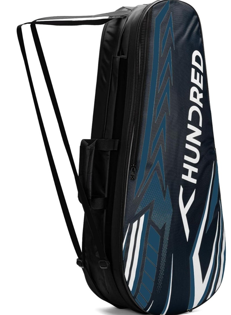 HUNDRED Urban Pod Badminton Kit-Bag | Unisex | Material: Polyester | 3 Spacious Compartments | Double Zipper Closure - Image 1
