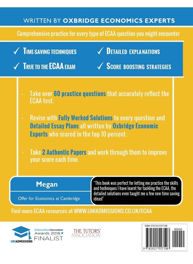 ECAA Practice Papers: 2 Full Mock Papers, 70 Questions in the style of the ECAA, Detailed Worked Solutions for Every Question, Detailed Essay Plans, Economics Admissions Assessment, UniAdmissions  - Image 2