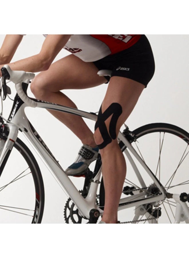 Spidertech Upper Knee Pre‑Cut Tape – 6 Pieces (Metal Tin), Black - Image 2