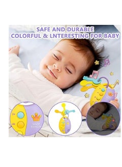 Generic Silicone musical teether in the shape of a car remote (sounds, music, and lights)  - Image 2