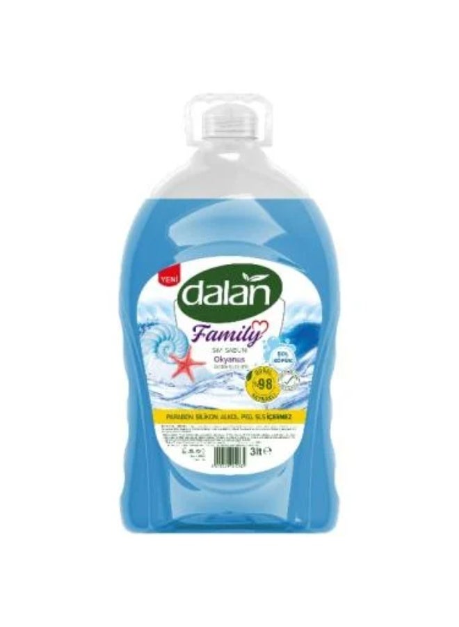 صابون سائل عبوة عائلية برائحة المحيط  – 3 لتر