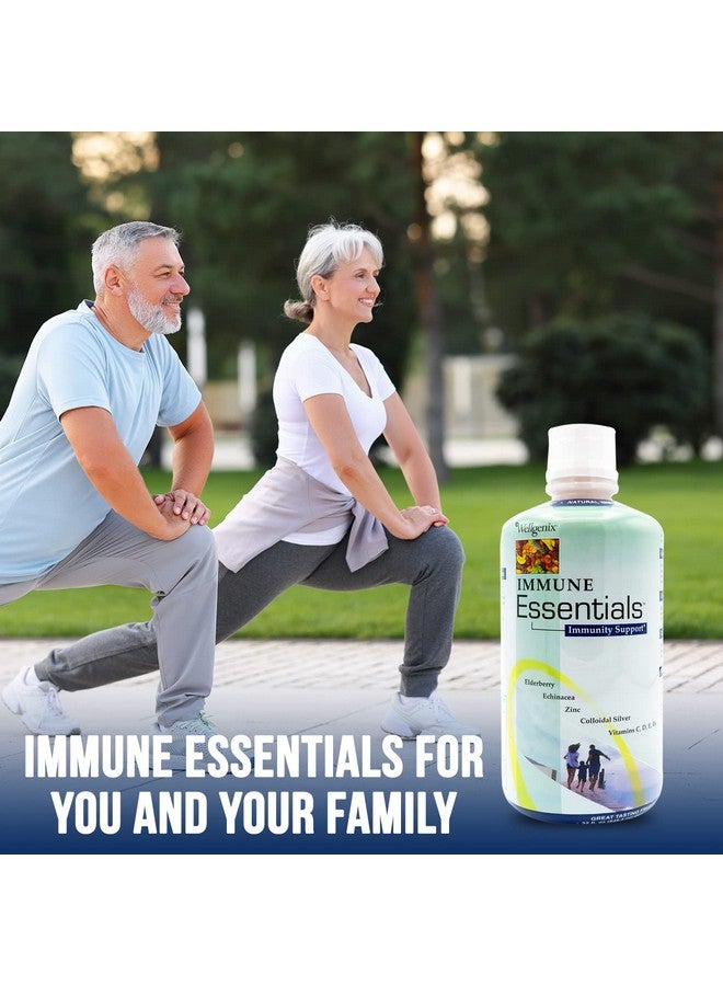 Wellgenix Immune Essentials - Multivitamin Liquid for Men, Women & Kids - Vegan Supplement with Vitamins C, D Elderberry Zinc, Echinacea for Toddler, Kid & Adult 32oz - Image 3